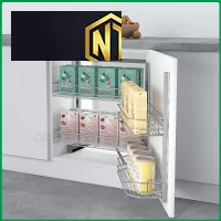 Tủ đồ khô 2 tầng inox sợi 304 tại Phước Bình